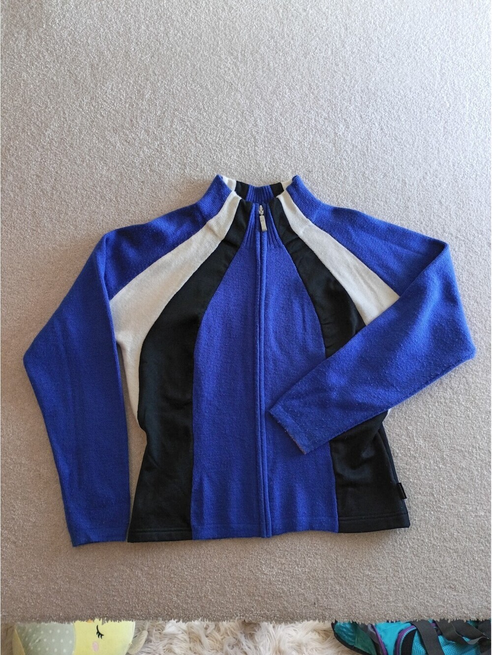 Obermeyer 1947 Signature 90s Ski Sweater Base Layer Womens M Wool Blend Lodgecor